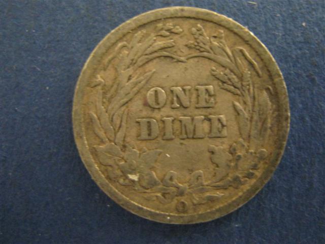 1905-O Barber Dime Reverse